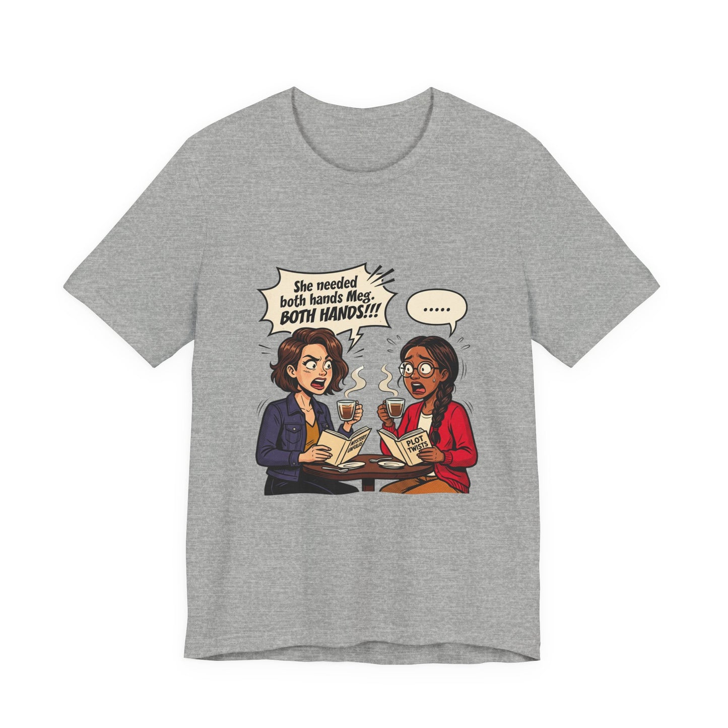 Bookish Comic Panel Tee | book lover shirt, reading shirt