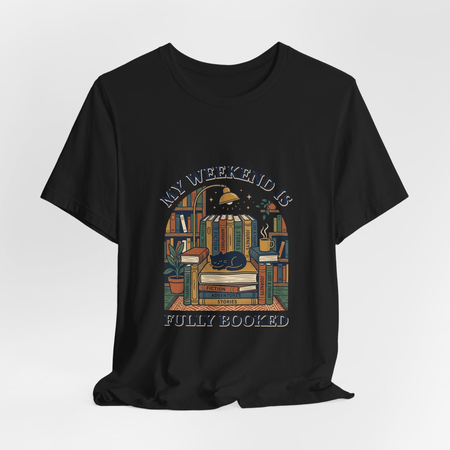 Fully Booked tee | Book Lover Shirt, Reading Shirt, Cozy Bookish Tee