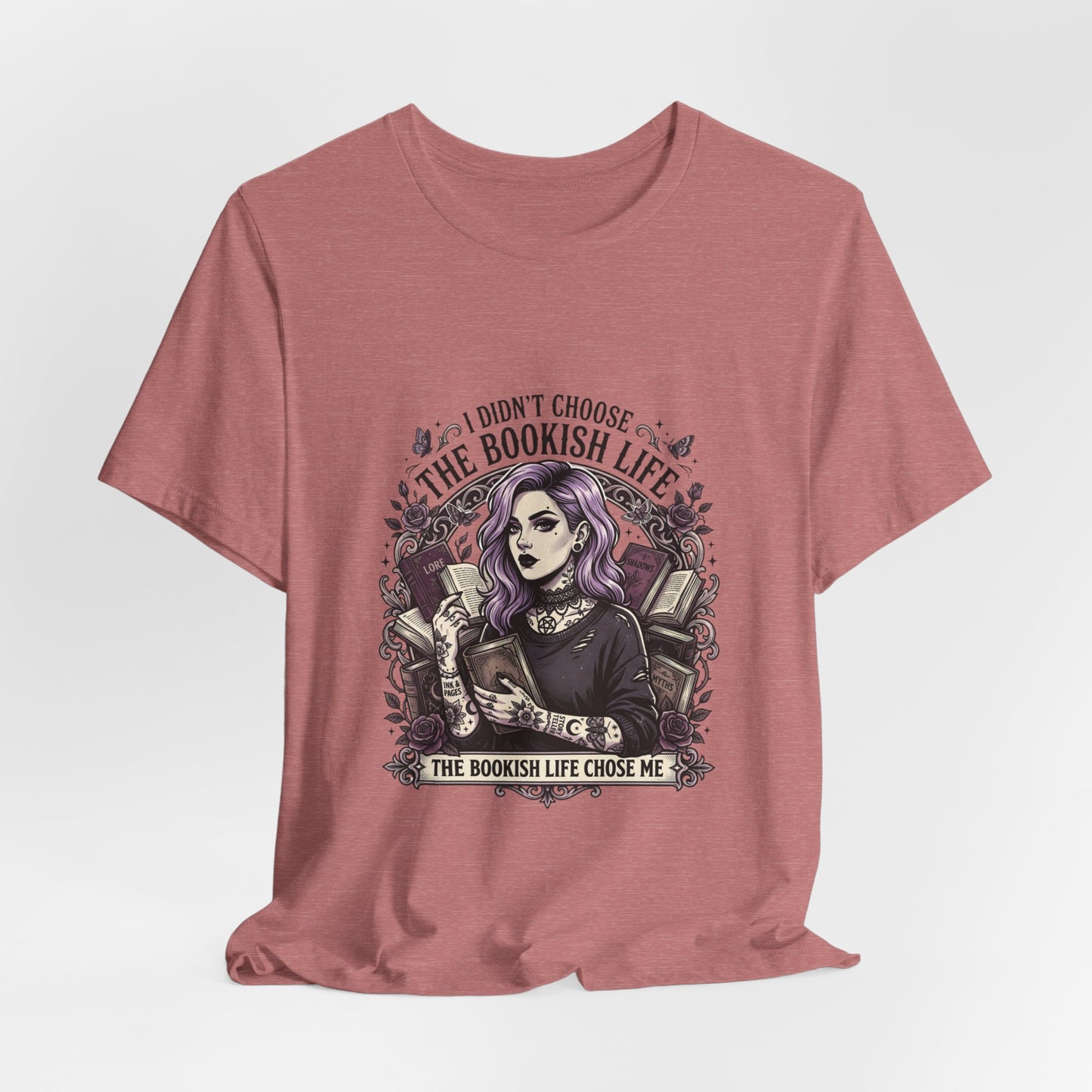 Bookish Life Tee | Book Lover Shirt, Reading Shirt, Dark Academia Reader Tee