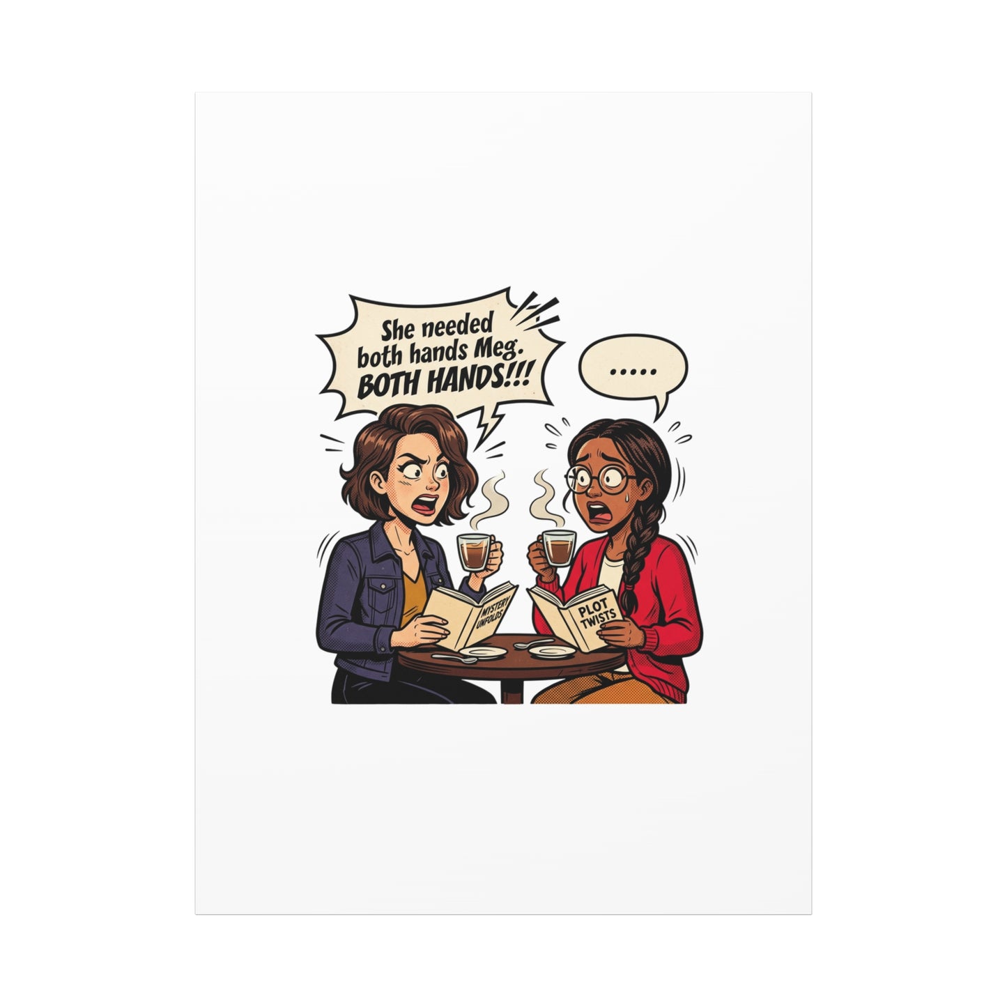 Bookish Comic Quote Canvas | Book Lover decor, Reading Room wall art