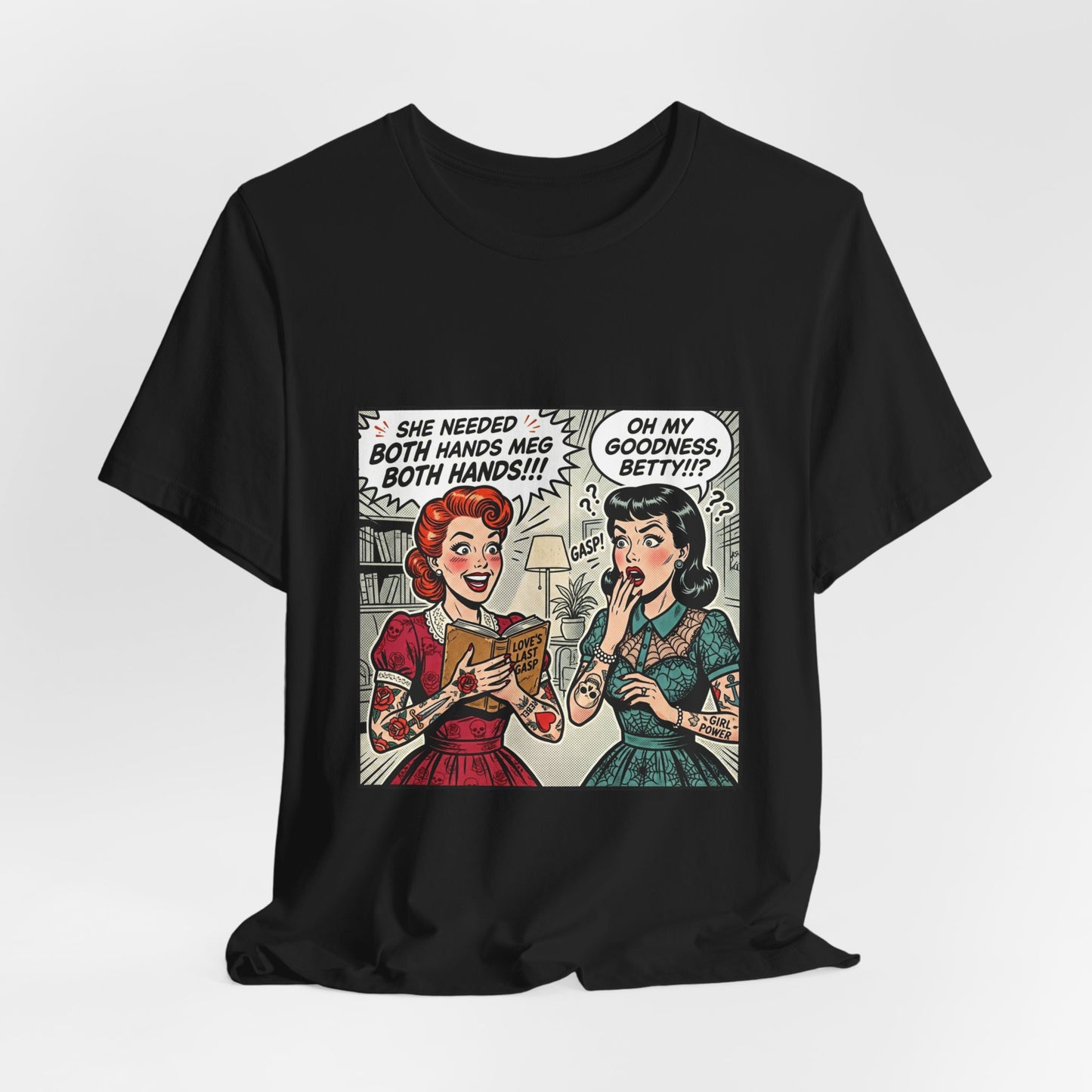 Bookish Comic Panel Tee | book lover shirt, reading shirt