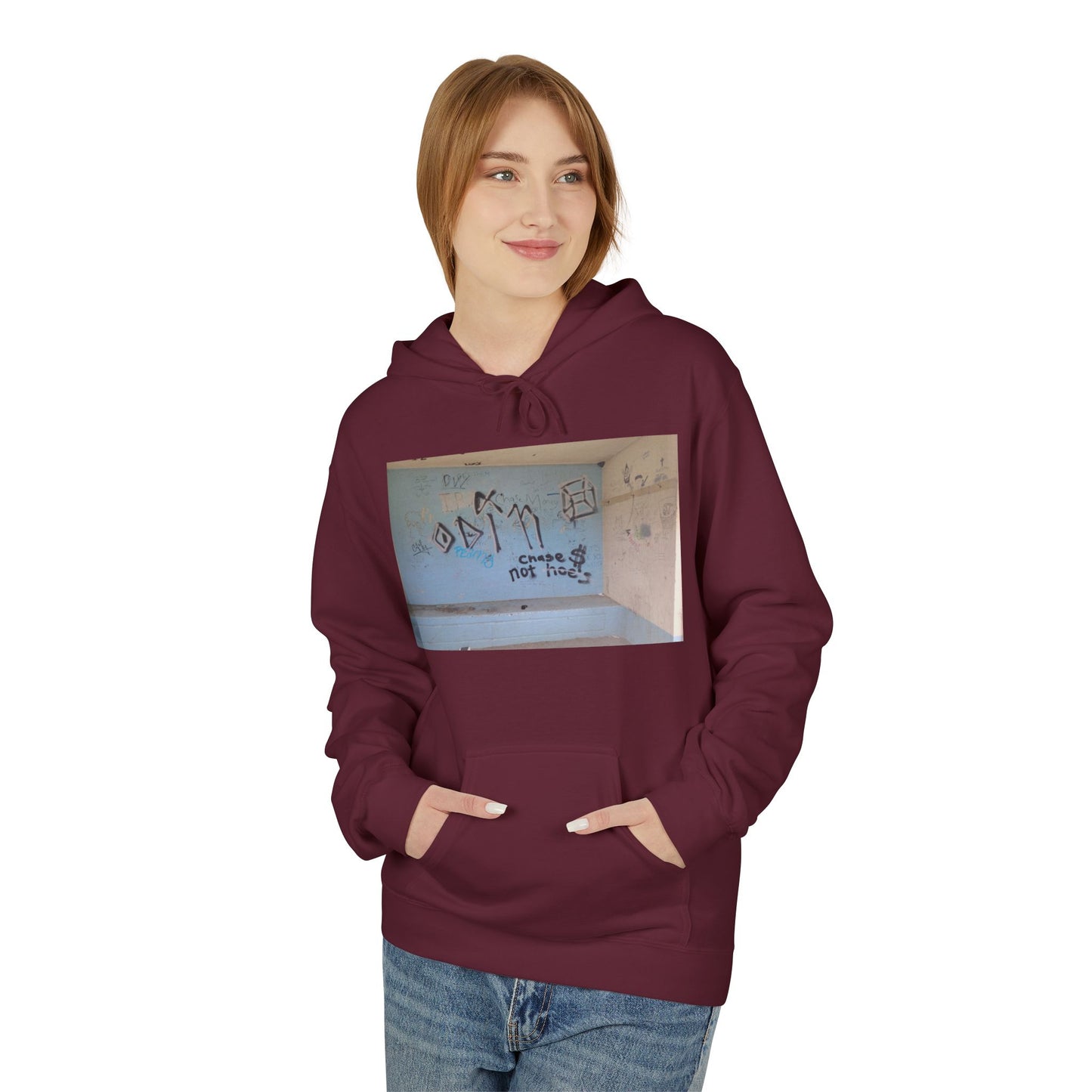 Unisex "Chase $ not hoe's" Midweight Softstyle Fleece Hoodie