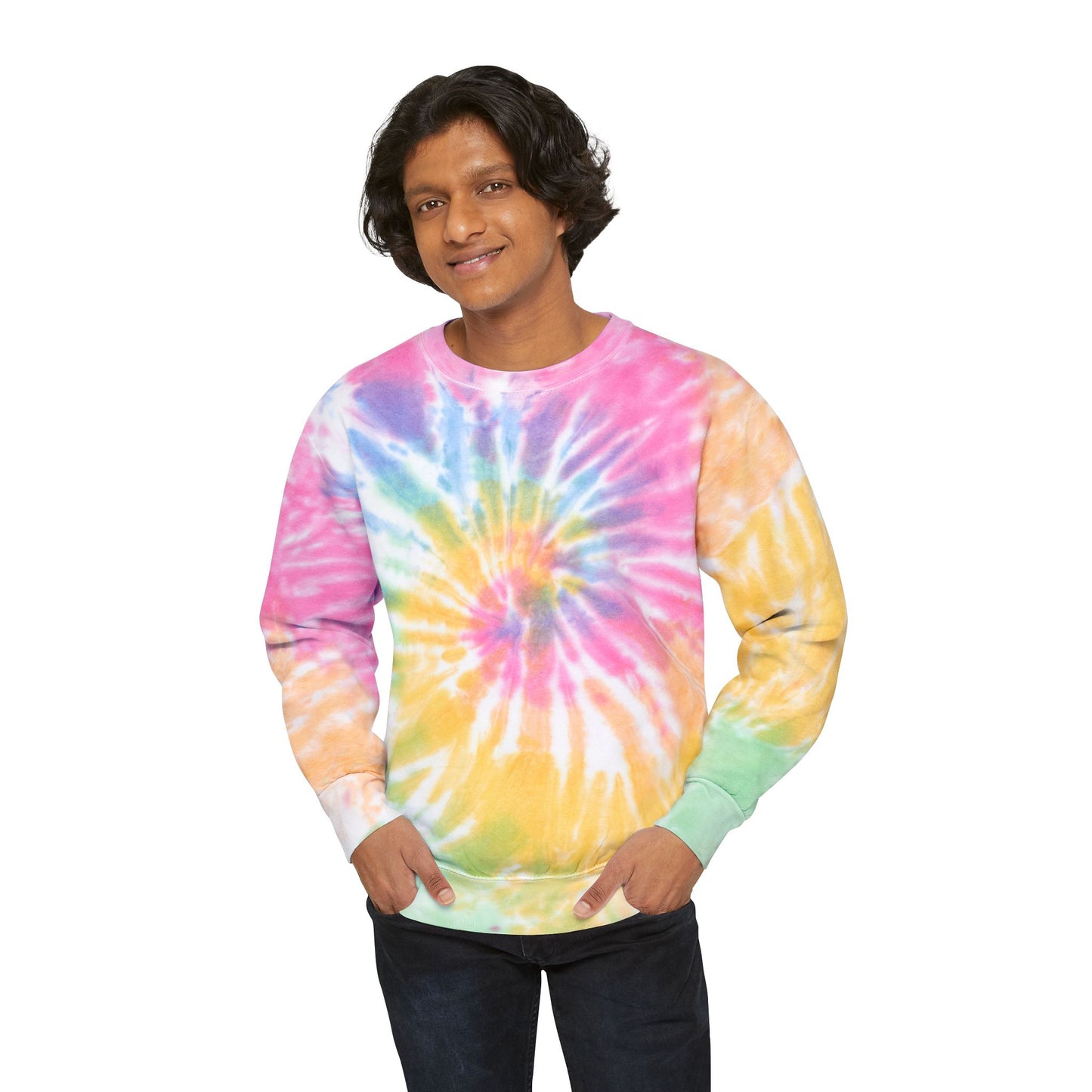 Unisex Allow Yourself Joy graphic Tie-Dye Sweatshirt
