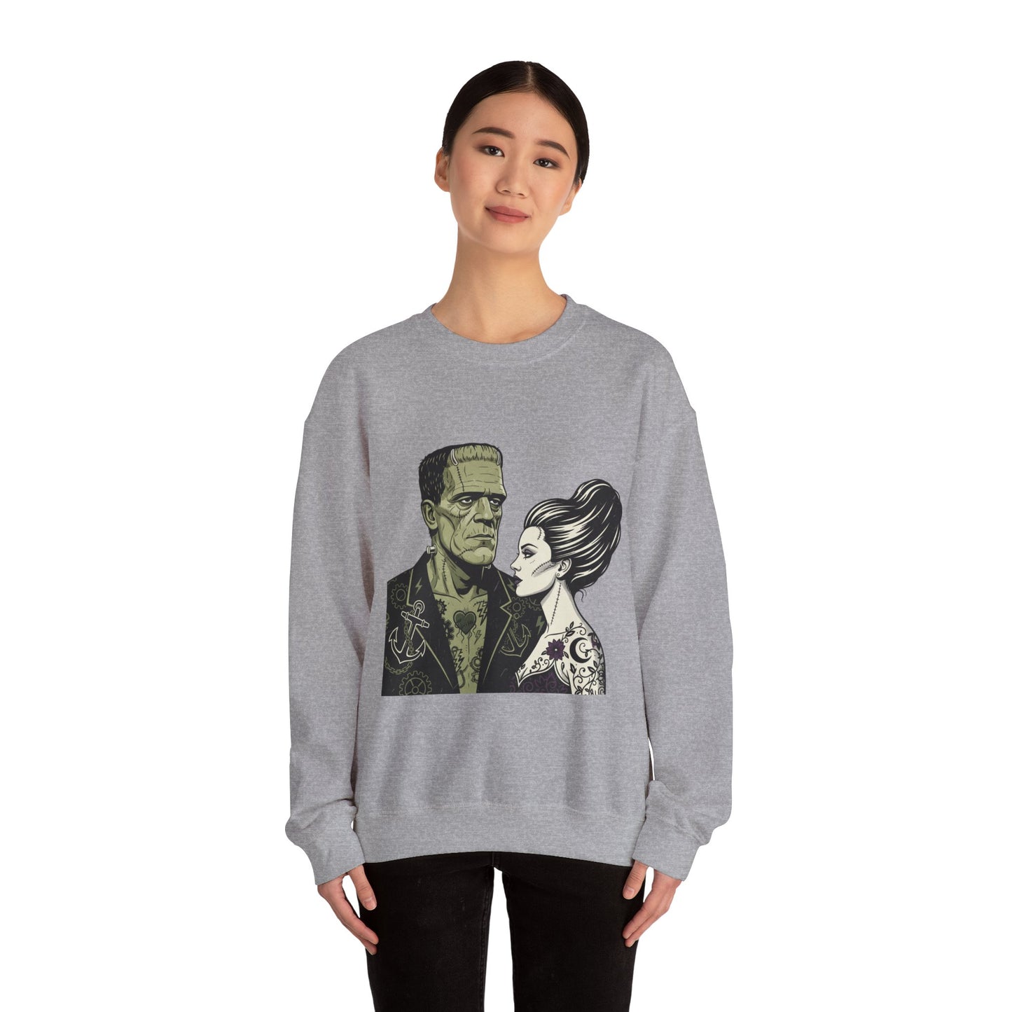 Monster Love Graphic Sweatshirt | grunge shirt, flannel aesthetic