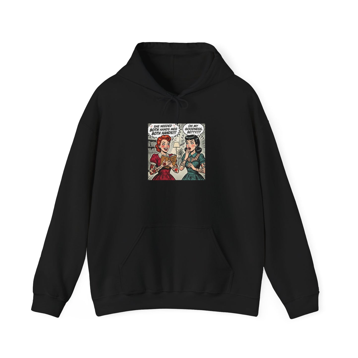 Bookish Comic Panel Hoodie | book lover, reading shirt