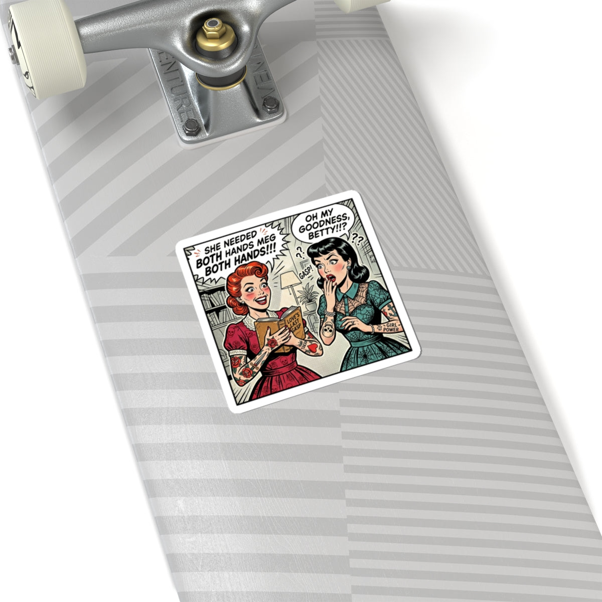 Bookish Comic Panel Kiss-Cut Stickers | Reading Sticker, Cozy Reader
