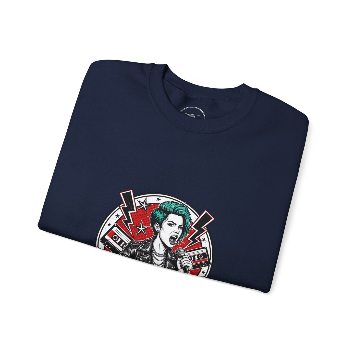 Feminist, Loud & Unapologetic, Grunge Graphic Sweatshirt