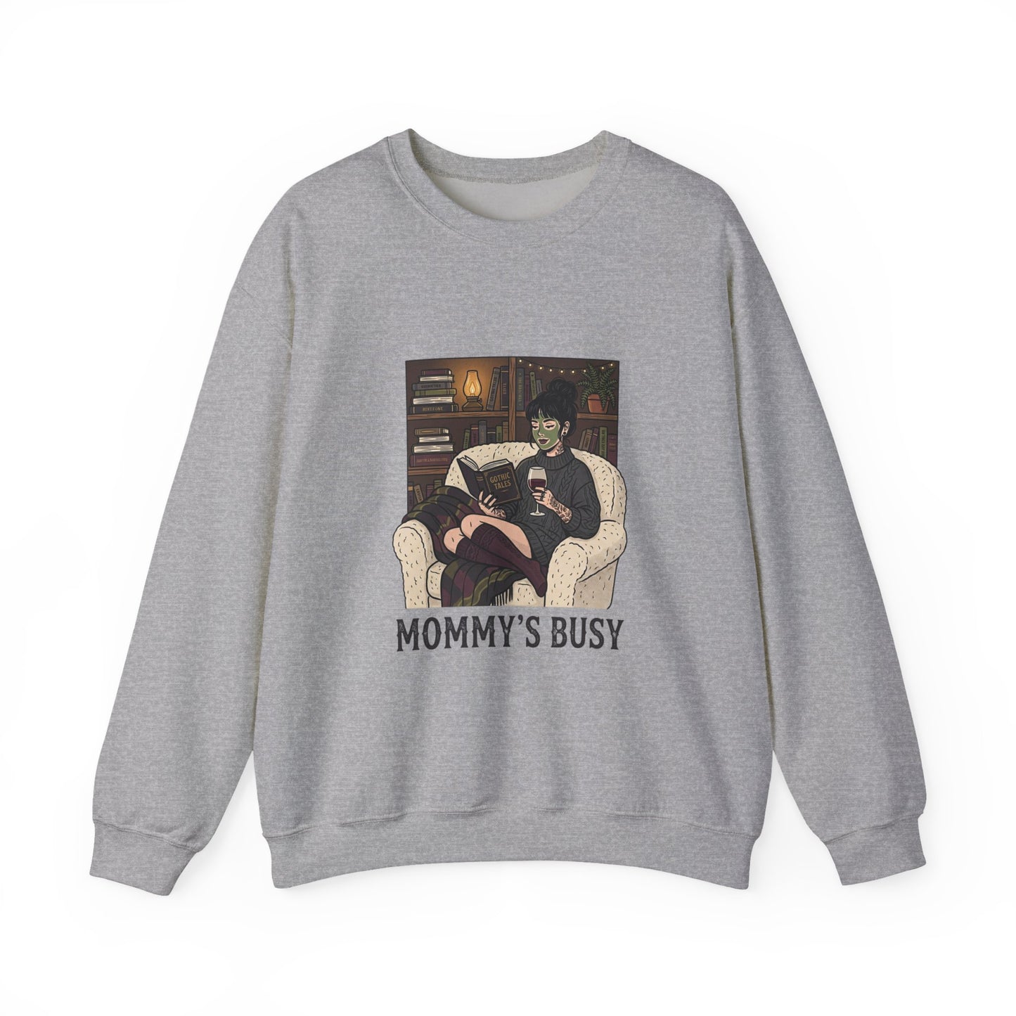 Mommy's Busy Reading Sweatshirt | Book Lover, Cozy Reader