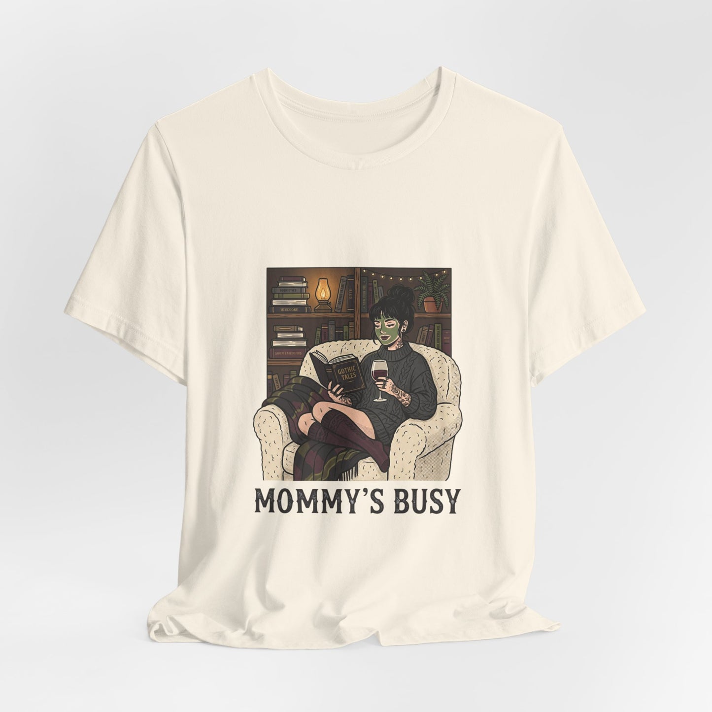 Mommy's Busy Reading Tee | Book Lover, Cozy Reader Shirt