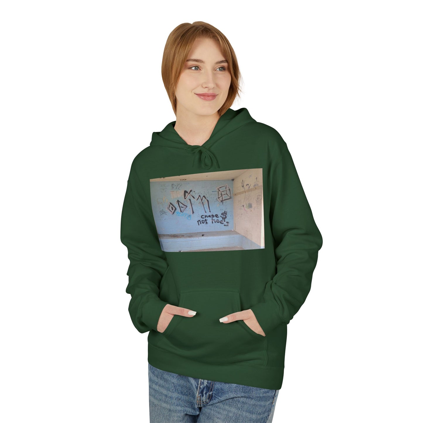 Unisex "Chase $ not hoe's" Midweight Softstyle Fleece Hoodie