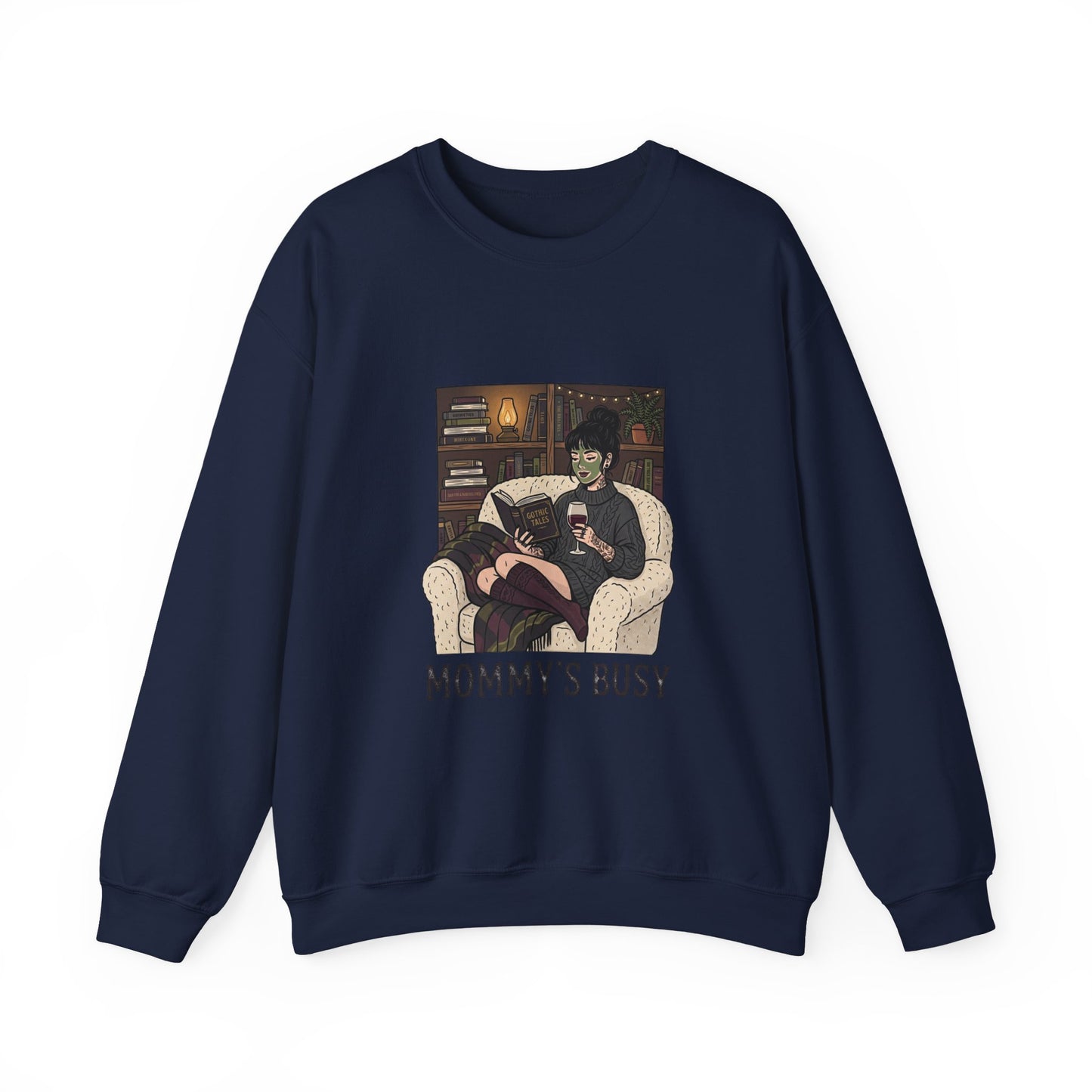 Mommy's Busy Reading Sweatshirt | Book Lover, Cozy Reader