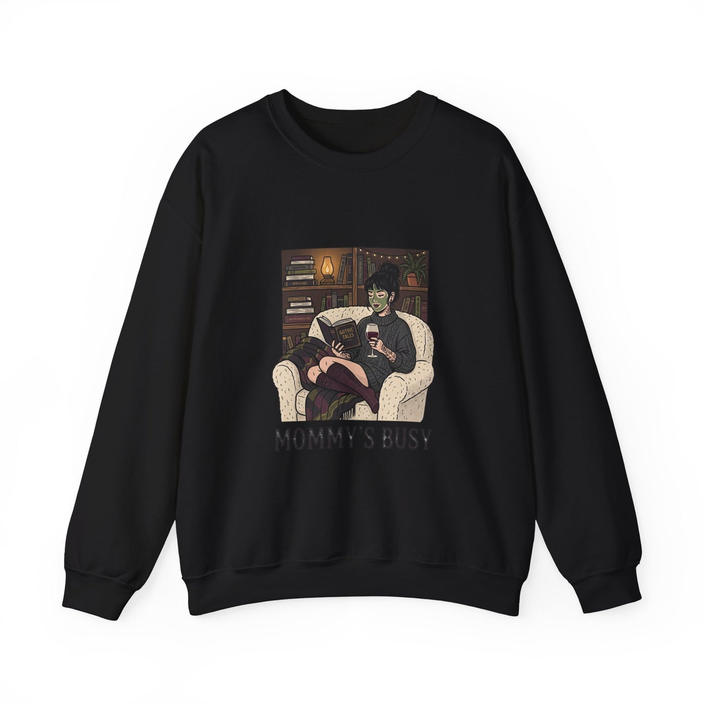Mommy's Busy Reading Sweatshirt | Book Lover, Cozy Reader