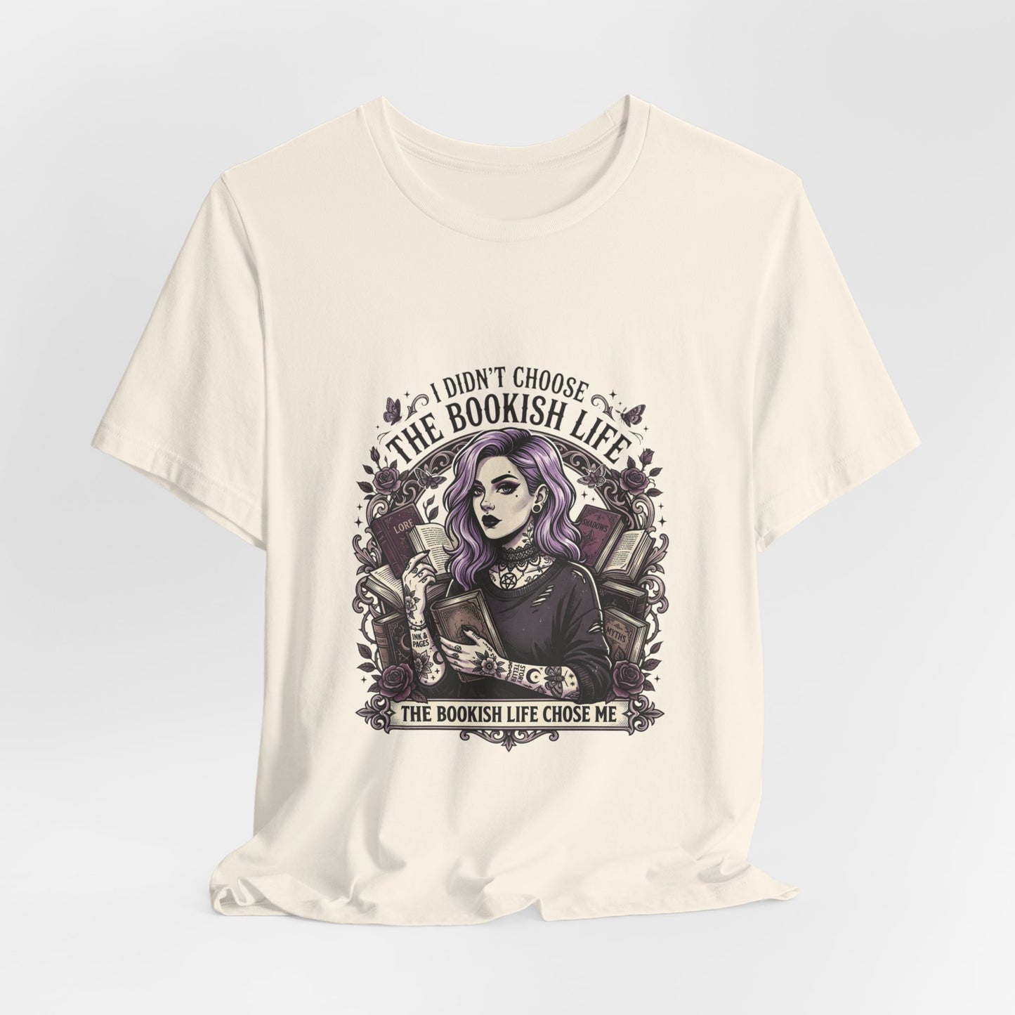 Bookish Life Tee | Book Lover Shirt, Reading Shirt, Dark Academia Reader Tee