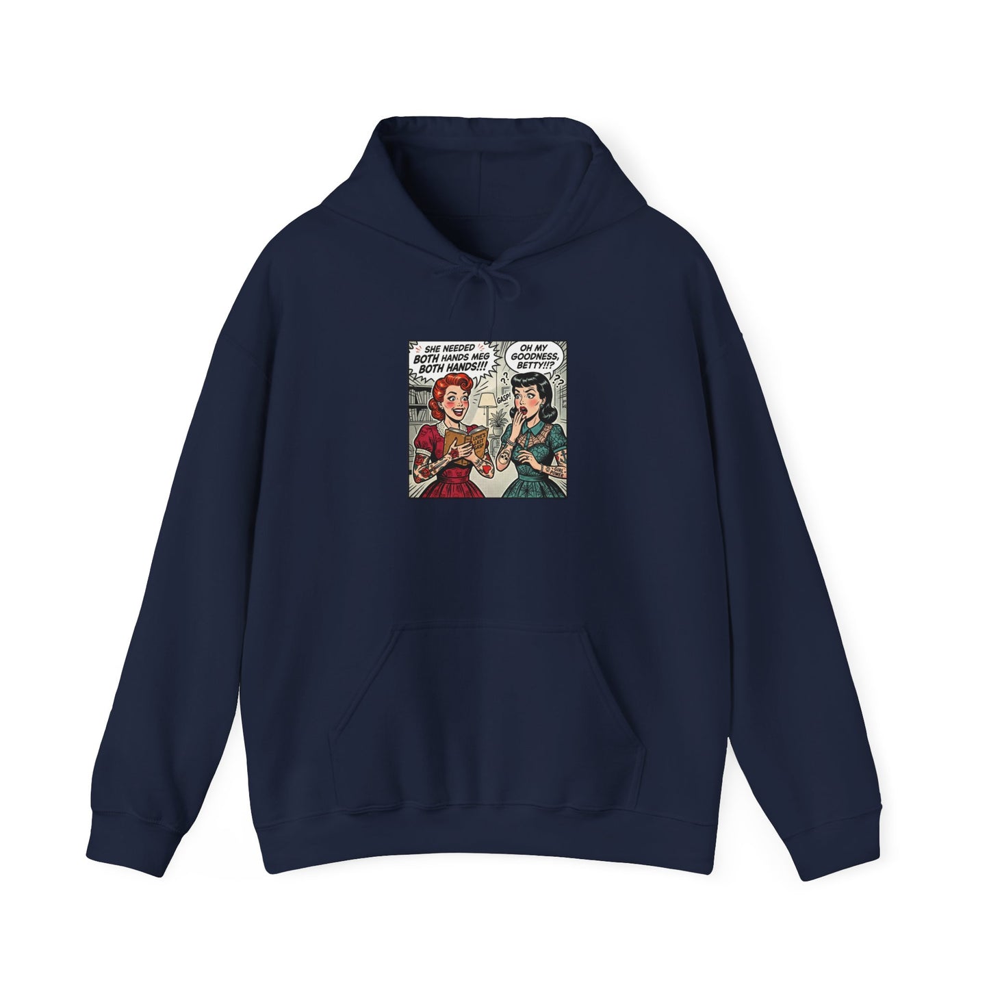 Bookish Comic Panel Hoodie | book lover, reading shirt