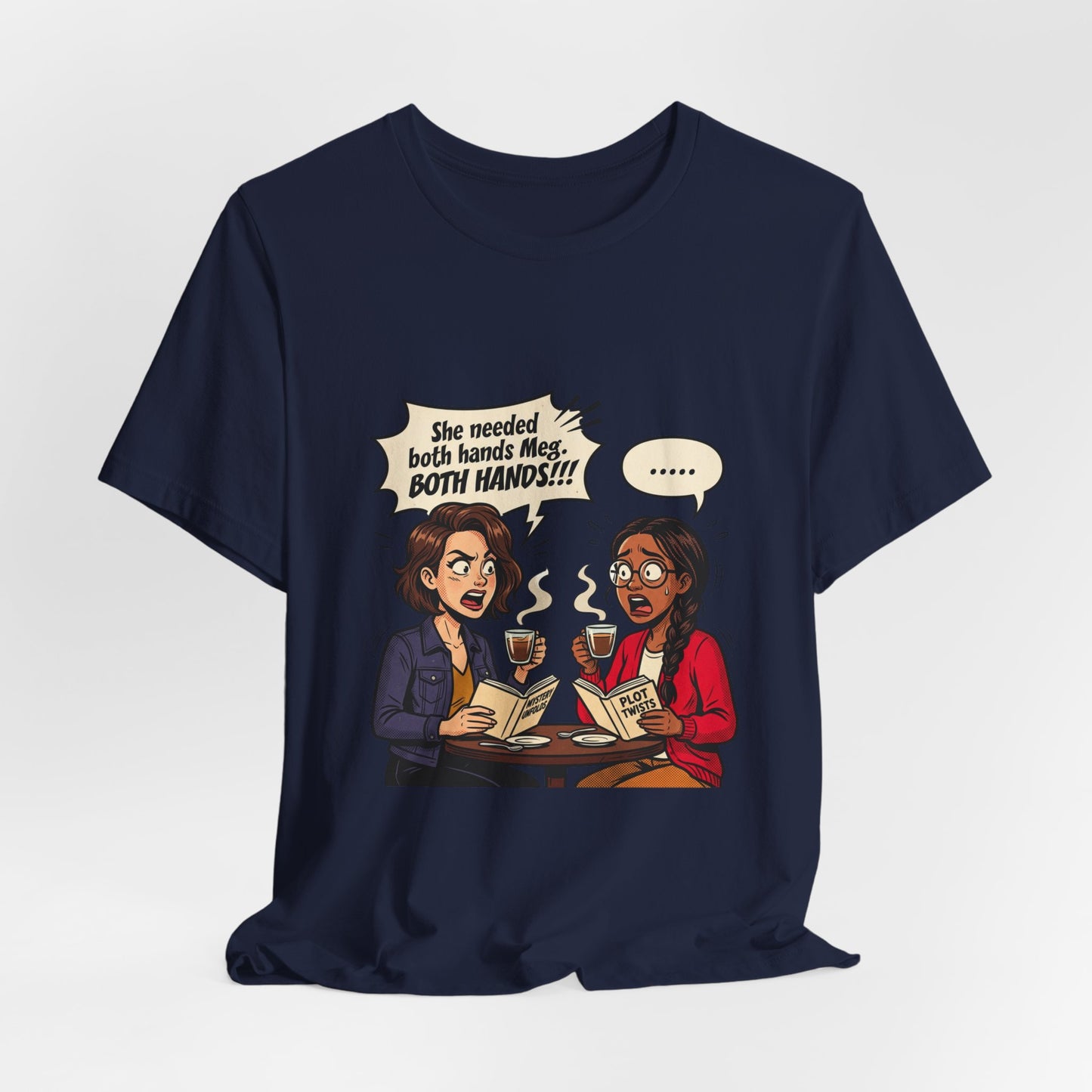 Bookish Comic Panel Tee | book lover shirt, reading shirt