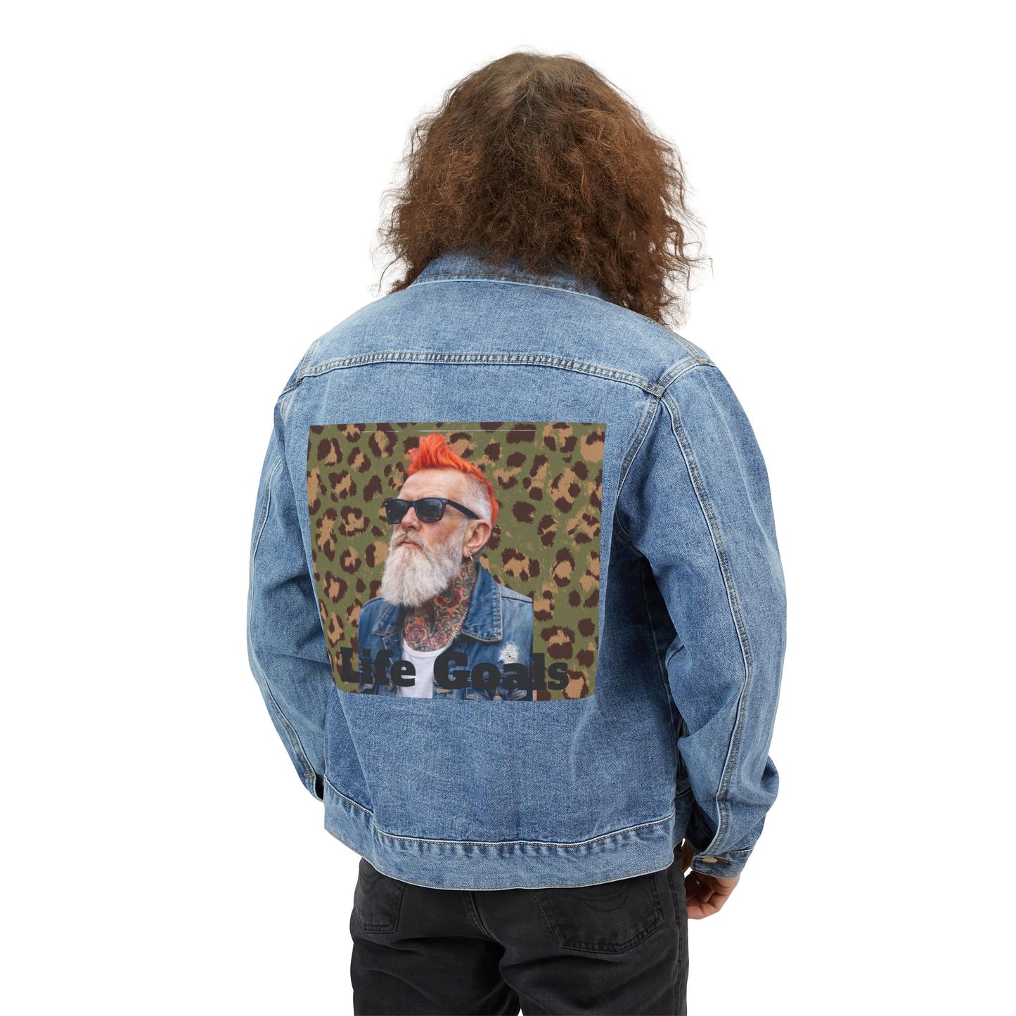 Life Goals Patch Back Print