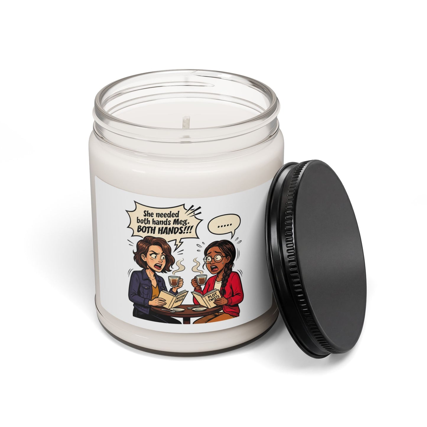 Bookish Conversation Candle, Soy Candle | Cozy Reader, Dark Academia Aesthetic