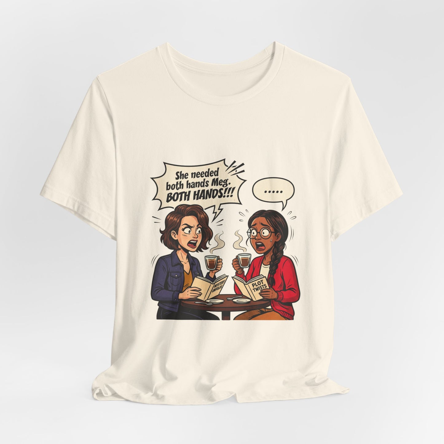 Bookish Comic Panel Tee | book lover shirt, reading shirt