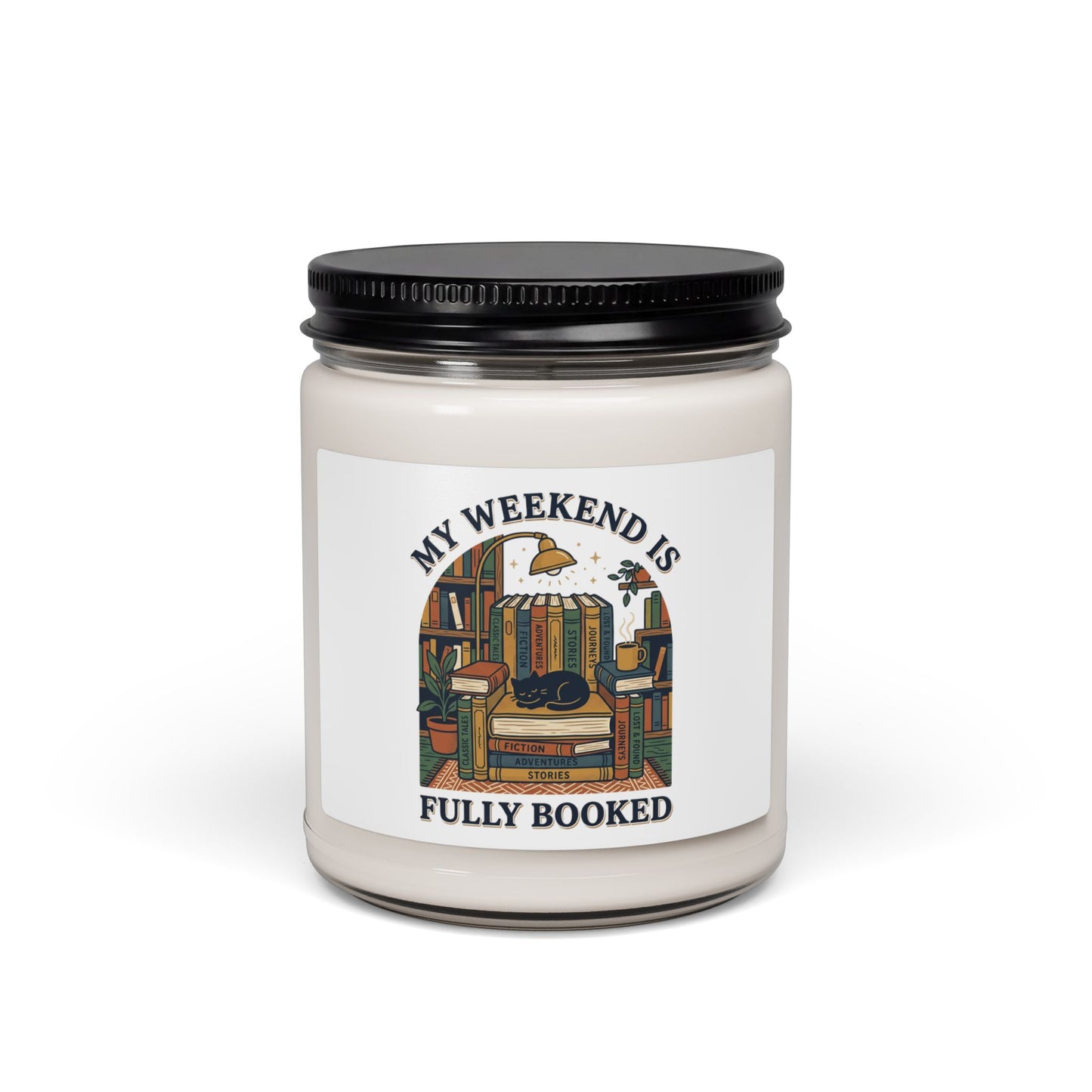 Fully Booked Candle | Scented Soy Candle, Book Lover, Cozy Reader