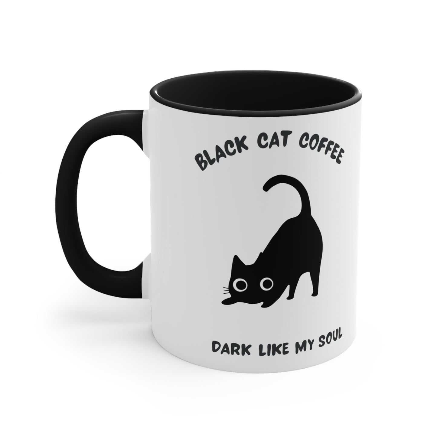 Fun Black Cat Coffee Mug