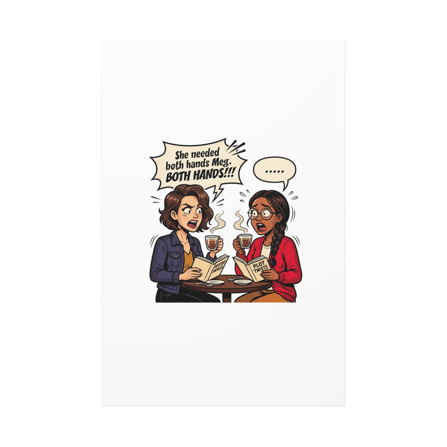 Bookish Comic Quote Canvas | Book Lover decor, Reading Room wall art