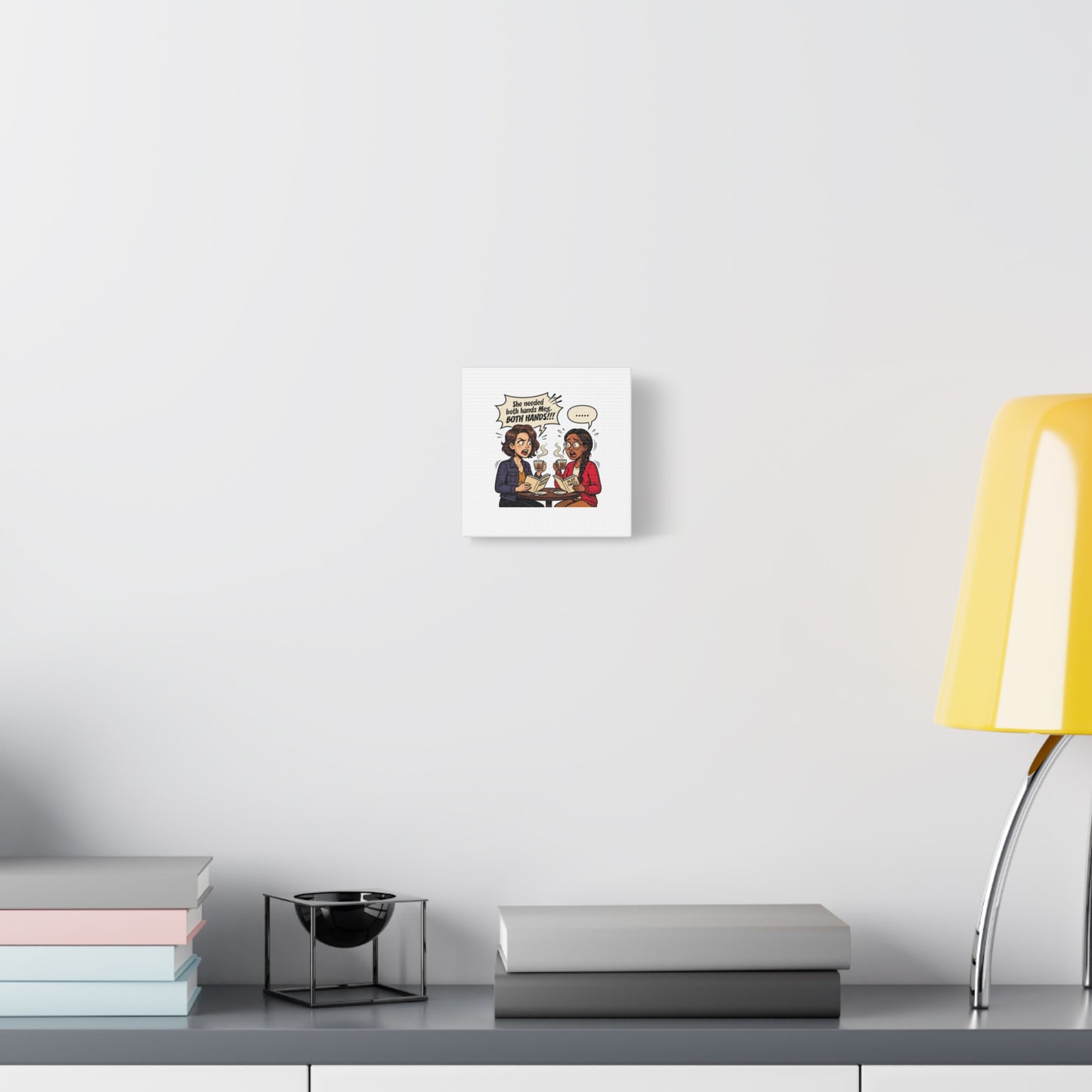 Bookish Comic Quote Canvas | Book Lover decor, Reading Room wall art