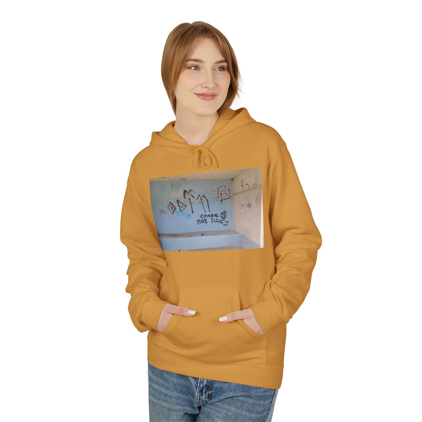 Unisex "Chase $ not hoe's" Midweight Softstyle Fleece Hoodie