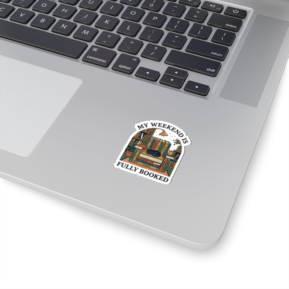 Fully Booked reading sticker | Book Lover, cozy reader decal