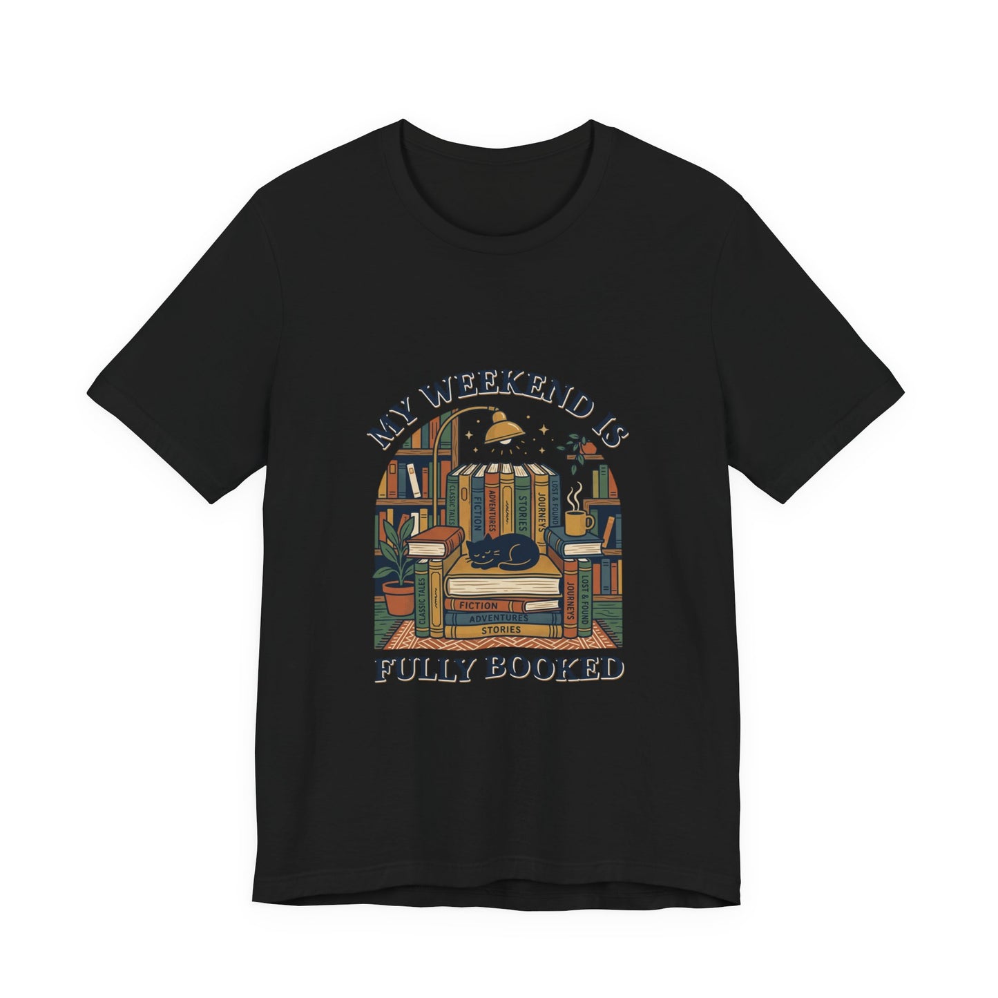 Fully Booked tee | Book Lover Shirt, Reading Shirt, Cozy Bookish Tee