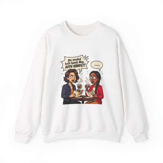 Bookish Coffee Conversation Sweatshirt | Book Lover, Reading Shirt
