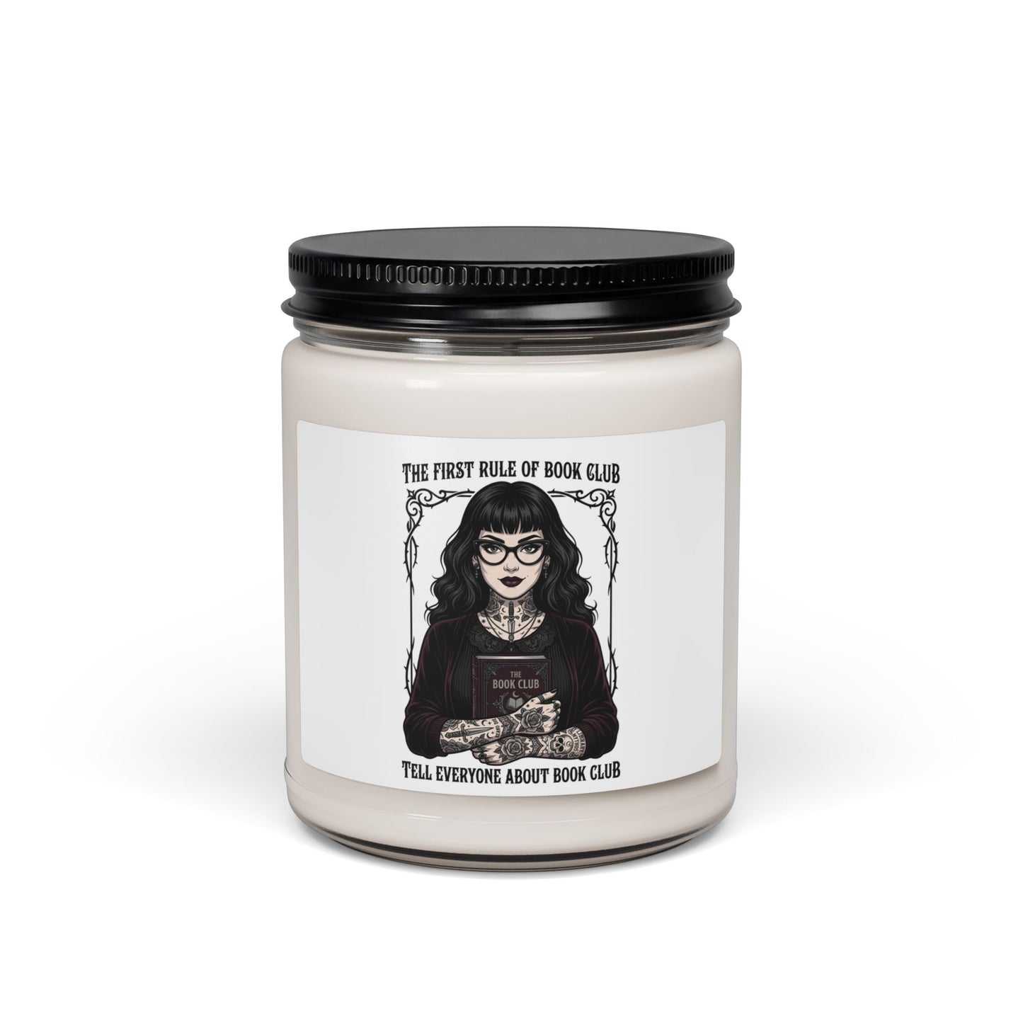 Book Club Candle, Soy Candle | Book Lover, Cozy Reader, Dark Academia