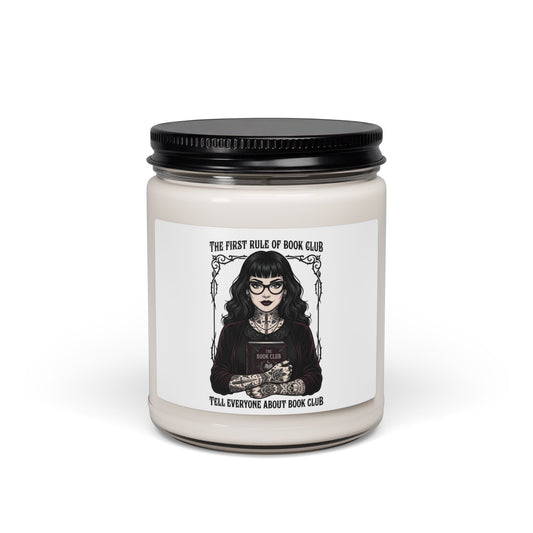Book Club Candle, Soy Candle | Book Lover, Cozy Reader, Dark Academia