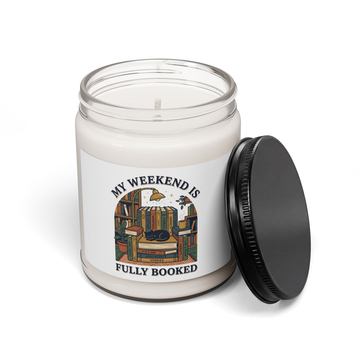 Fully Booked Candle | Scented Soy Candle, Book Lover, Cozy Reader