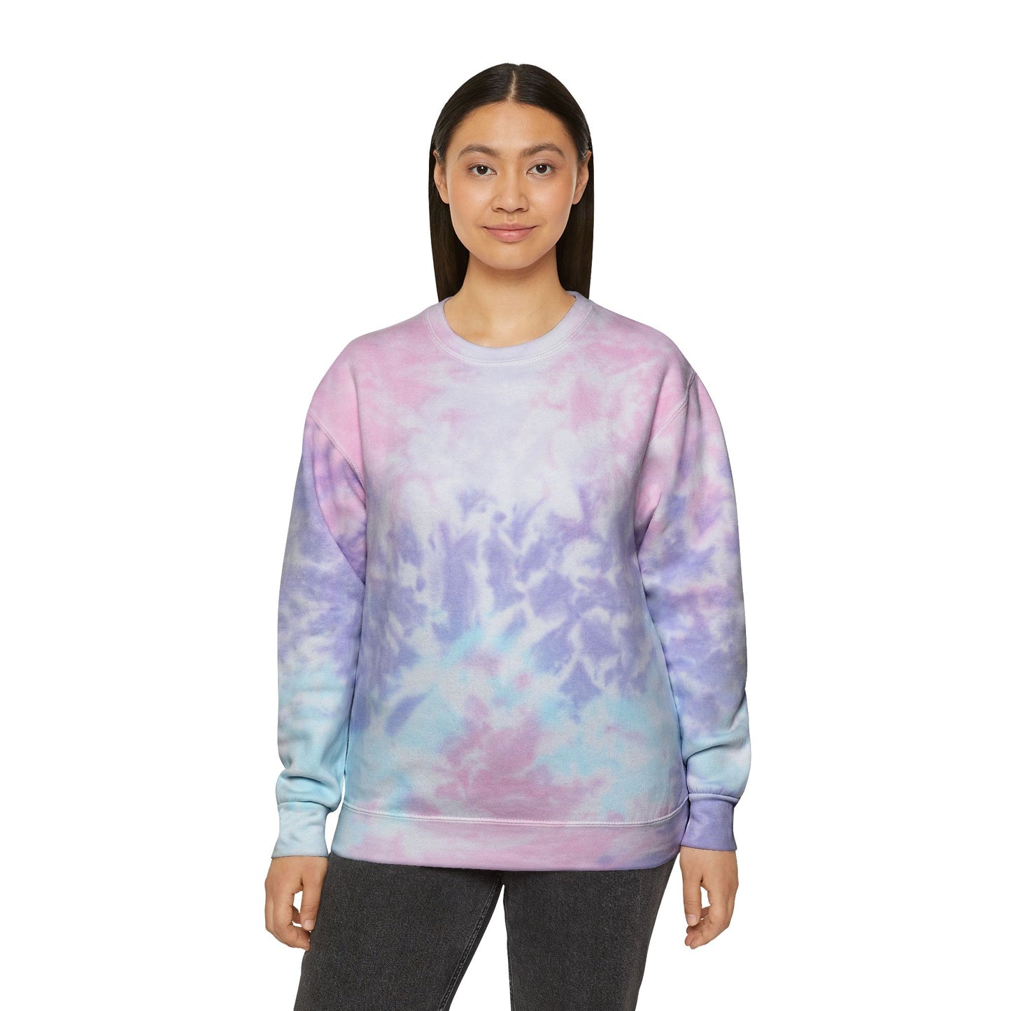 Unisex Allow Yourself Joy graphic Tie-Dye Sweatshirt