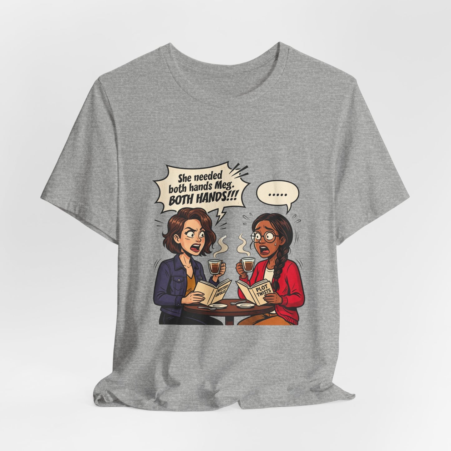 Bookish Comic Panel Tee | book lover shirt, reading shirt