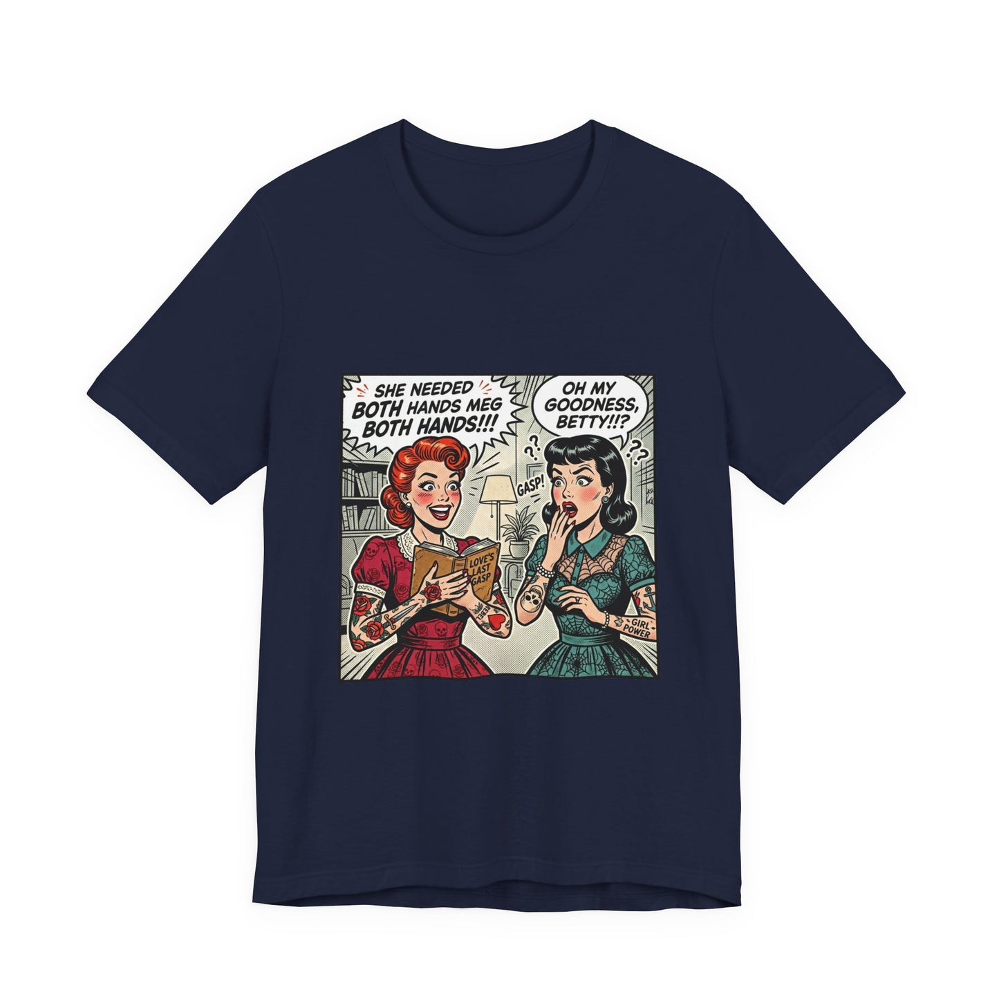 Bookish Comic Panel Tee | book lover shirt, reading shirt