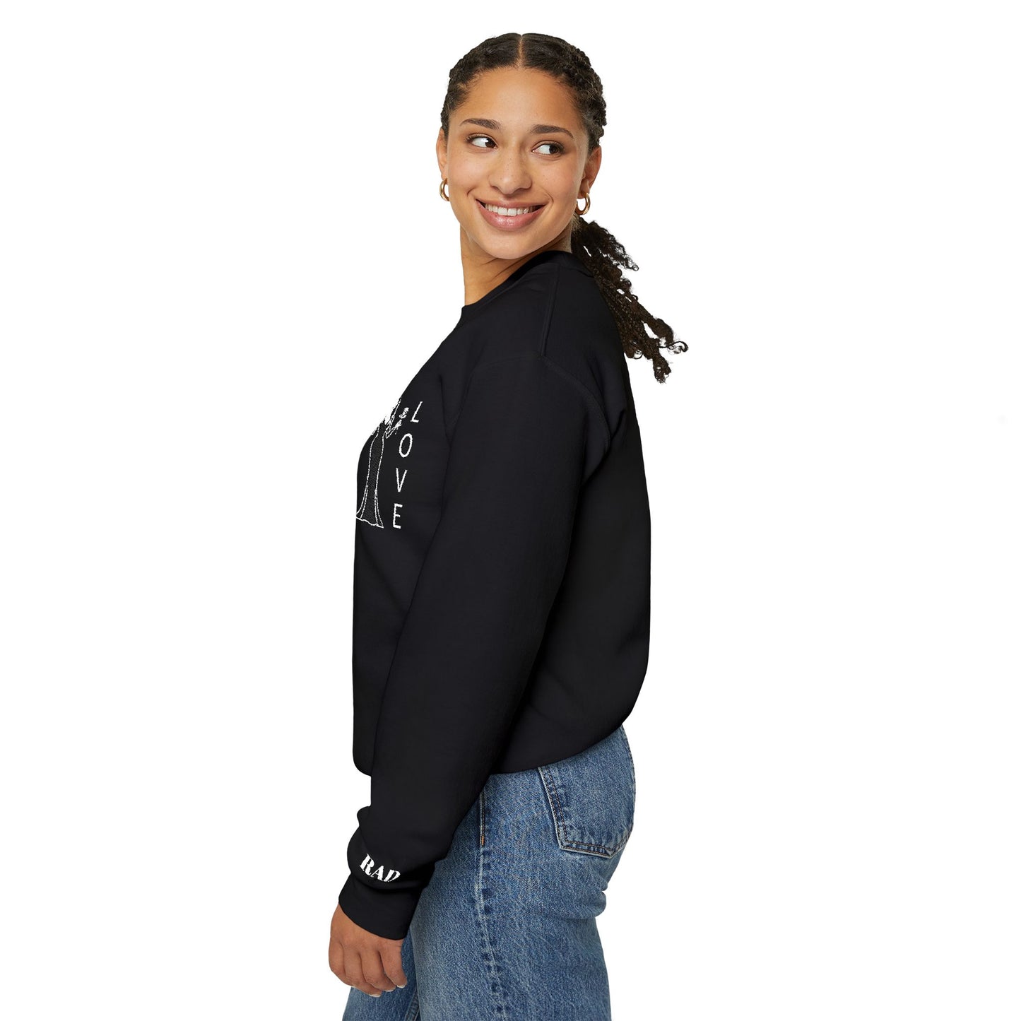 True Love morticia & Gomez Crewneck Sweatshirt