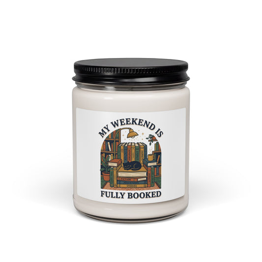 Fully Booked Candle | Scented Soy Candle, Book Lover, Cozy Reader
