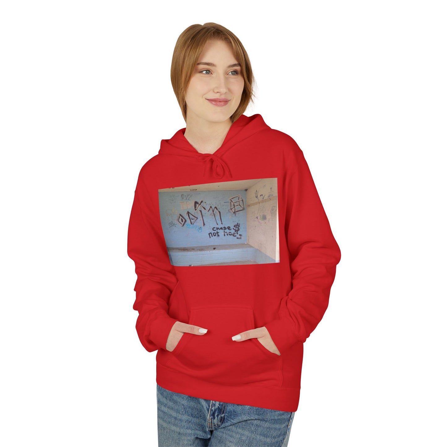Unisex "Chase $ not hoe's" Midweight Softstyle Fleece Hoodie